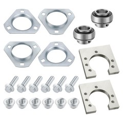 Rear Live Axle Bearing Kit 3-Hole for Go Karts Mini Bikes Trikes ATV Off-Road