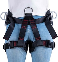 Professional Safety Belt with Magnesium Alloy Connection Ring – Tree Climbing, F