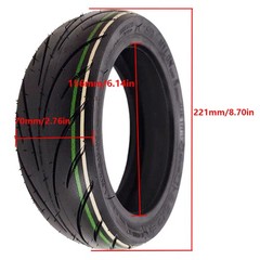 9.5×2.50 Tubeless Tire With Jelly Glue for Niu KQi3 Electric Scooter NIU KQI 3