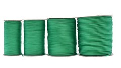 IHKFILAN 1/8Inch Polypropylene Utility Rope Drawstring Hollow 1/8Inch, Green