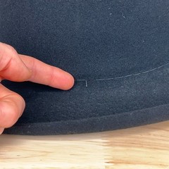 VTG Stetson Pony Express DW460 Sawyer Cowboy Western Black Pure Wool Hat – Sz 7
