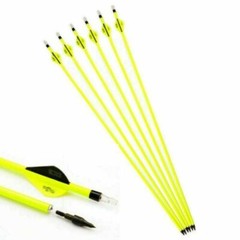 30inch Archery Carbon Arrows Spine 500 OD7.8MM Hunting for Compound Recurve Bow
