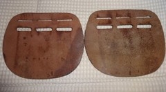 DOVER CIRCUIT Billet Guards – Quality Leather – NICE! (Set of 2 Guards)