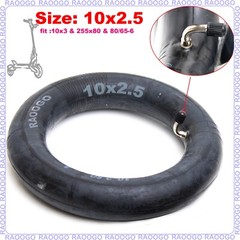 RAOOGO 10×2.5 Inner Tube Tire fit 10X3 255X80 & 80/65-6 Scooter Electric Tyre