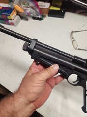 Vintage Crosman Silhouette Sport SSP-250 Air Pistol, .177 Caliber co2 Pellet #25
