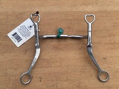 MYLER Flat Shank Comfort Snaffle Wide Barrel Western Horse Bit ~ MB02 ~ 5 1/2″