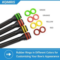 Archery Bow Stabilizer, 6/8/10/12 Inch Carbon Fiber Bow Balance Bar Rod Side …