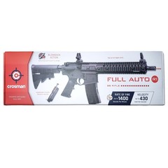 Crosman R1 Full Auto .177 Cal Air Rifle CO2 BB Gun + Red Dot Sight, BBs & 10 CO2