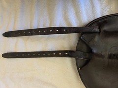 18″ Schleese Link I Havana Brown Monoflap Dressage Saddle X- Wide Tree