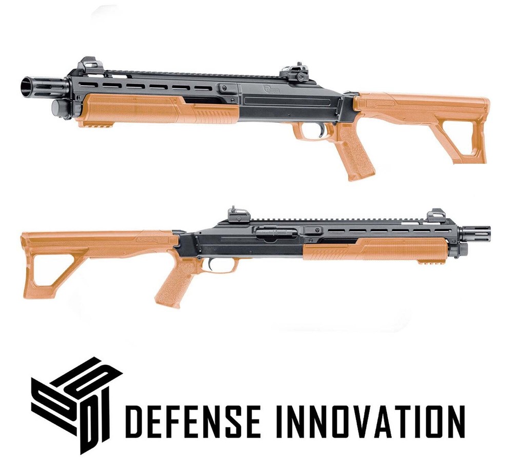 HDX Orange/Black 36 – 40 Joules 500+FPS Pump Action Shotgun (NO PROJECTILE)