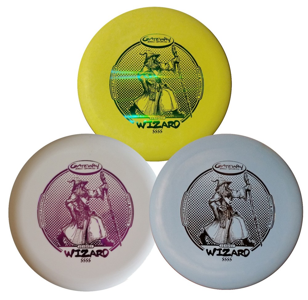 平 Gateway Wizard Disc Golf Putter Approach Disc (3 Pack) «Pick Flex»