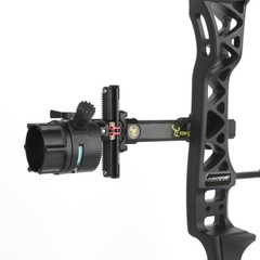 TX9610 Compound Bow Sight Carbon Rod Adjustable Competition Archery Target Shoot