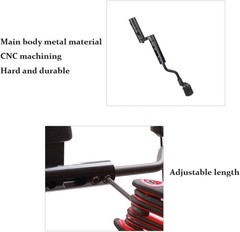 Compound Bow String Stop Bracket Mount Rod Silencer Bowstring Suppressor Hunting