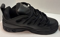 Osiris D3 E Mens 14 Black Skate Shoes New Triple Black Retro Chunky Sneaker Y2K
