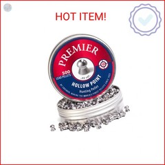Crosman Premier LHP22 .22-Caliber Hollow Point Pellets (500-Count)