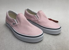 Vans Classic Slip-On Pink Canvas Women’s Sneakers Size 7