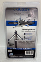 2 packs 🏹🎯 Muzzy 3 BLADE Trocar 100 Grain Archery Hunting Fixed Broadhead 🏹🎯