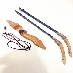 Archery 35lb 54in Takedown Traditional Recurve Bows Handmade Hunting Right Hand