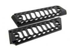 1911 Grips FITS ALL Gov & Clones G10 GZS-COBRA SKELETON FRAME w/black INSERT NEW