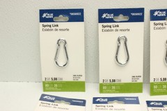 LOT OF 10 Blue Hawk 2in Spring Snap Quick Link 80lb Zinc-Plated 0656922 656922