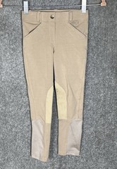 Ovation Equestrian OV Lauren Girls Sz XS 6 Breeches Riding Pants Stretch Pockets