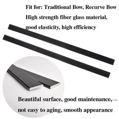 2pcs 30-40lbs Mixed Fiberglass Bow Limbs High Strength Archery Bow DIY Shooting