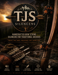 Recurve Silencers Pair)- Made w/100% Wool & Acrylic. New Look-Same Quality