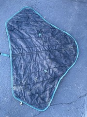 Schneiders SuperQuilt Adjusta-Fit Horse Blanket 60in x 40in Green Padded Stable