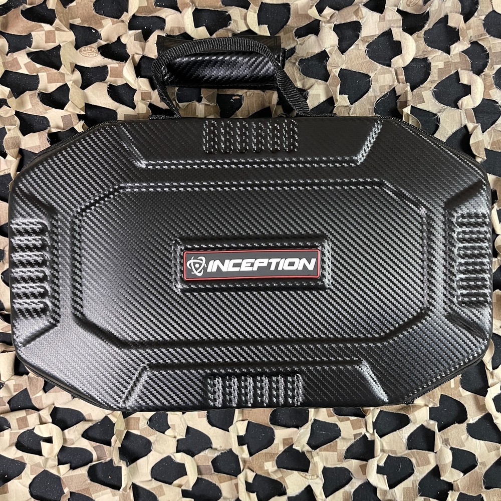 New Inception Designs Carbon Fiber Gun Case w/ Egg Crate Foam – Large