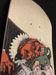 SUPER RARE F****** Awesome Embossed Devil FA Skateboard Deck 2016 Jason Dill