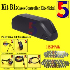 eBike Polly Battery Case 18650 DP-6C Polly Battery Box+KT Controller Kit 36V/48V