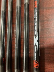 6 PSE ARCHERY RADIAL X WEAVE STL HUNTER 200 Arrows, Traditional Feathers