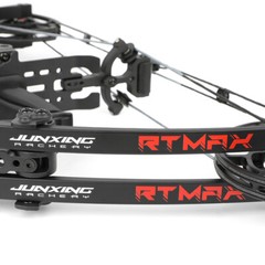 Compound Bow Dual-use Short Axis 40-65lbs Steel Ball Arrow Hunting Fishing RH LH