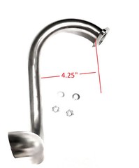 Mini Bike custom Exhaust Header Pipe for Predator 212cc & Honda GX200.