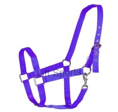 Horse Halter Nylon Full Size Adjustable Tack Shows Equestrian New