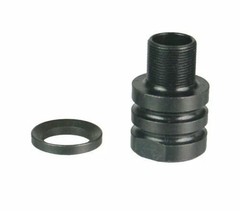 Black Color Low Concussion Muzzle Brake Compensator 1/2»x28 Thread For .17HMR