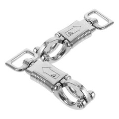 2 Pcs Climbing Buckle Clip Rope Clips Small Spring Snaps Quick Release