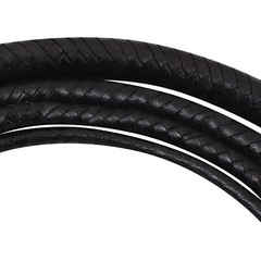 BULL WHIP 04 Feet long 16 Plaits Cow Hide Leather CUSTOM BULLWHIP BLACK