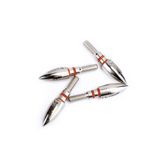 12Pcs Archery Field Points 100 Grain Target Hunting Practice Arrow Tip 5/16 inch