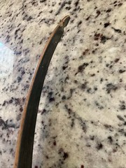 Vintage Bear Alaskan Bow 48# 62 in Left/Right hand Blk/Org (Nw148)