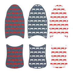 71-Piece Die-Cut Grip Tape for Powell Caballero Dragon & Bats 2 color Bats cuts