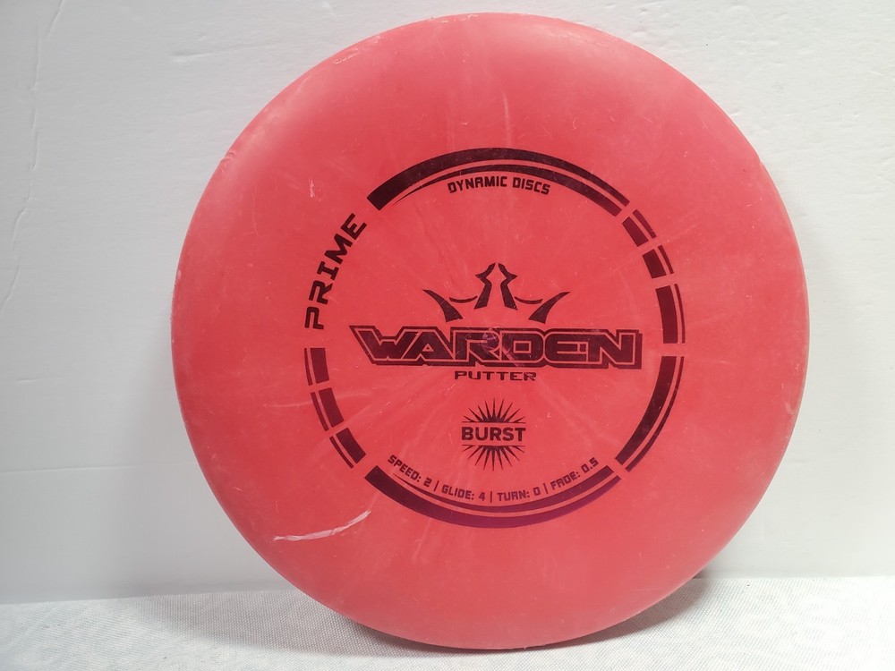 Dynamic Discs Prime Burst Warden 173 grams Red disc golf