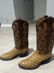 Tony Lama Preban African Exotic Skin “Print” 9.5b
