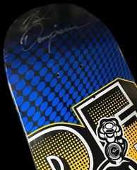RARE SIGNED Nick Dompierre Nitrous Oxide NOS Real Skateboard Deck Vintage NEW