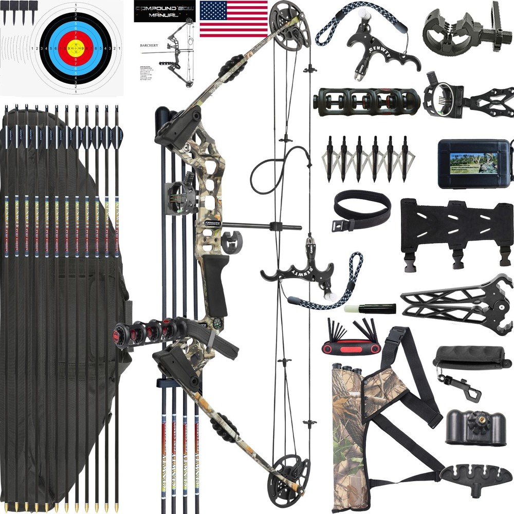 Archery Compound Bow Set PRO 20-70 LBS Hunting Compound Bow for Archery Shooting