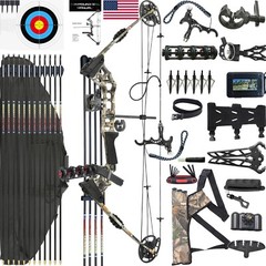 Archery Compound Bow Set PRO 20-70 LBS Hunting Compound Bow for Archery Shooting