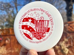 1994 United States Open New Wham-O MINI Disc Golf #44 (Free Frisbee Pin)