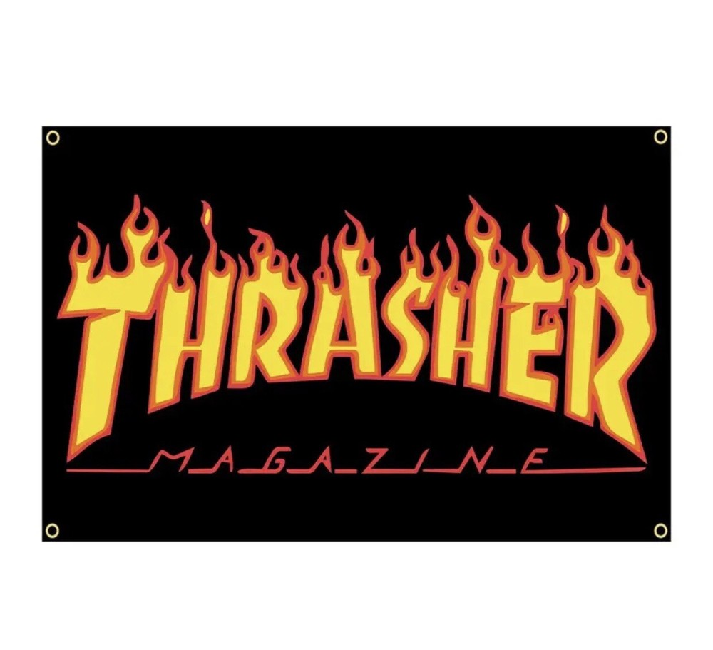 Thrasher Skateboard Flag