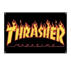 Thrasher Skateboard Flag