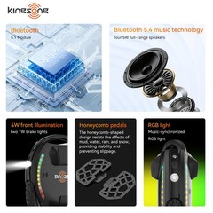 KINGSONG 18XL PRO Electric Unicycle for Adults 37 mph Speed 87 miles Range EUC